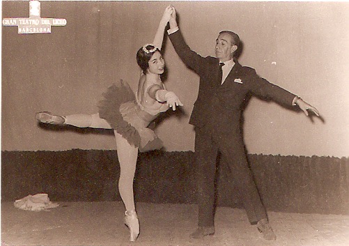 Pilar Sánchez con el Maestro Joan Magriñá